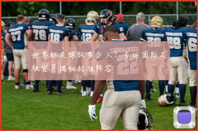 世界杯足球队多少人?专访国际足联官员揭秘标准阵容